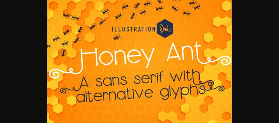 Honey Ant Font Poster 3