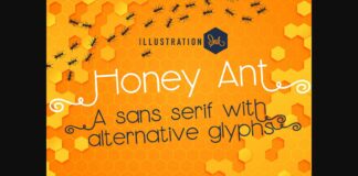 Honey Ant Font Poster 1