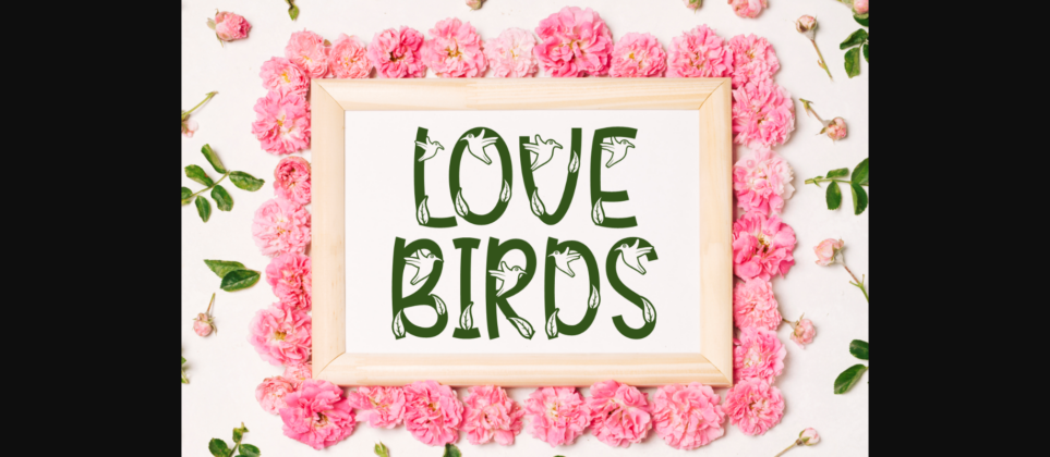 Honey Birds Font Poster 5