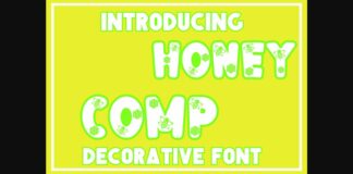 Honey Comp Font Poster 1