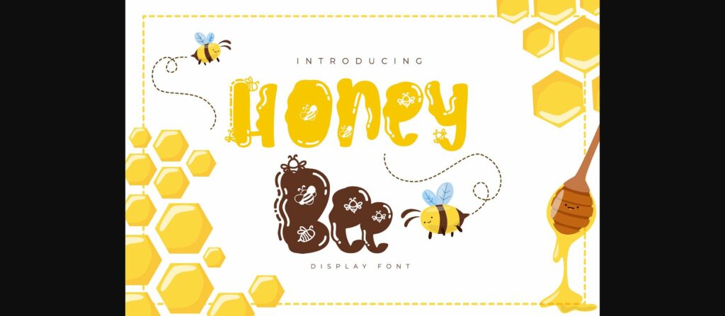 Honeybee Font Poster 3