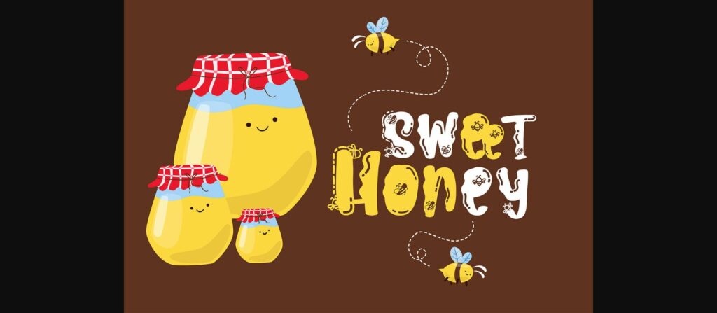 Honeybee Font Poster 4