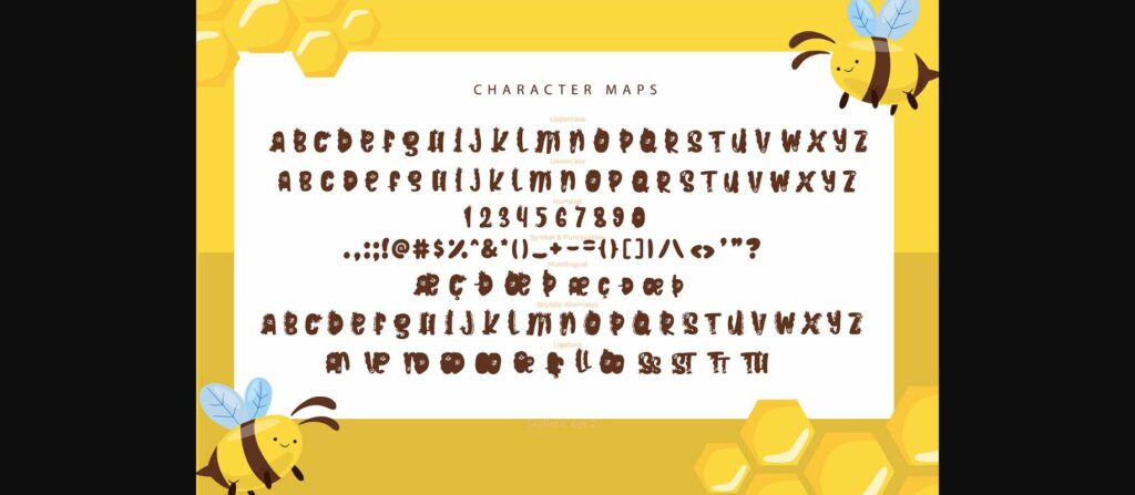 Honeybee Font Poster 7