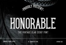 Honorable Font