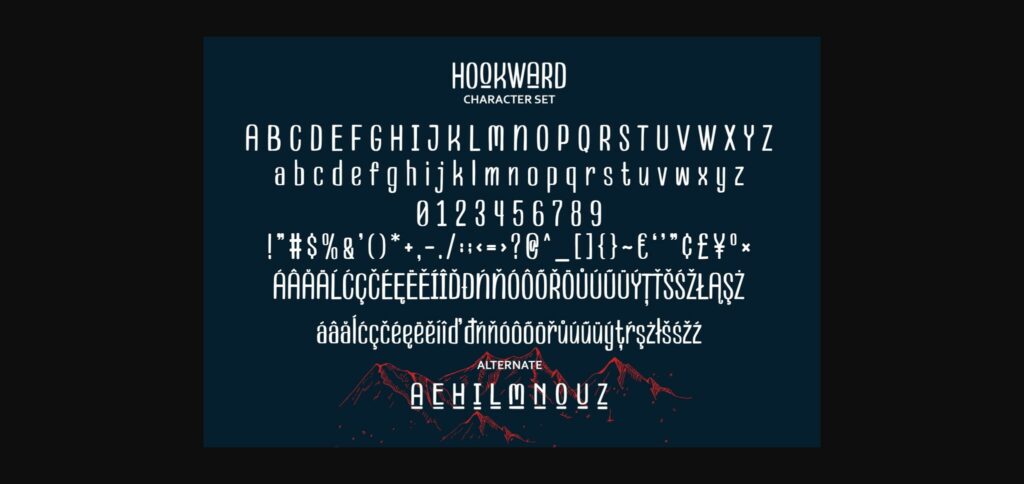 Hookward Font Poster 6