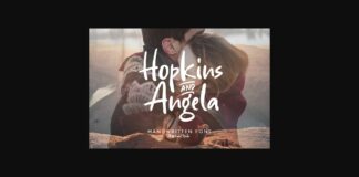 Hopkins Angela Font Poster 1