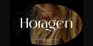 Horagen Font Poster 1