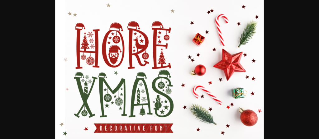 Hore Xmas Font Poster 3