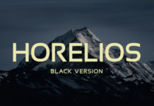 Horelios Black Font