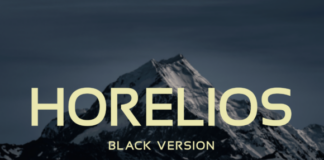 Horelios Black Font