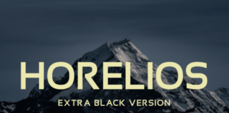 Horelios Extra Black Font