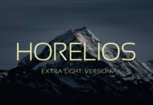 Horelios Extra Light Font