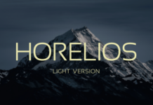 Horelios Light Font