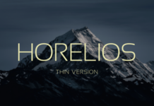 Horelios Thin Font