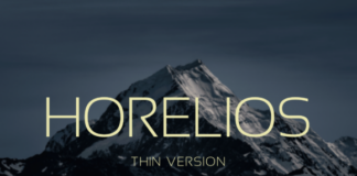 Horelios Thin Font