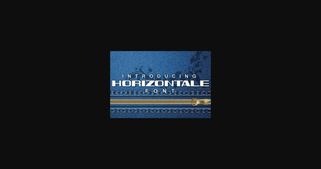 Horizontale Font Poster 3