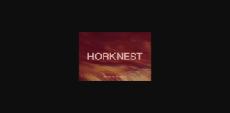 Horknest Font Poster 1