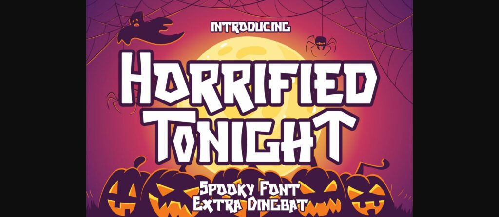 Horrified Tonight Font Poster 1