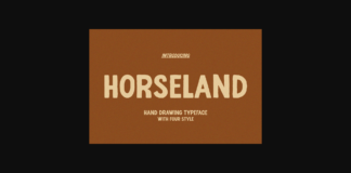 Horseland Font Poster 1