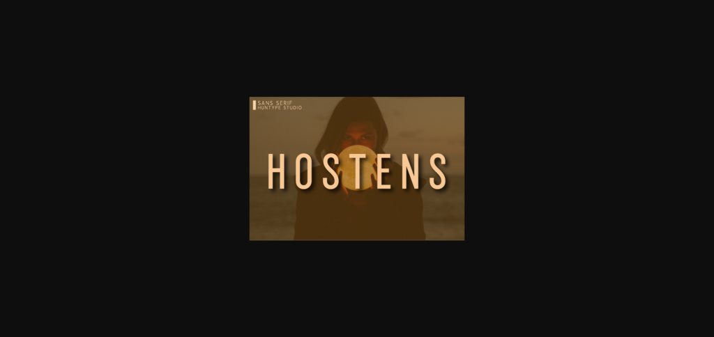 Hostens Font Poster 1