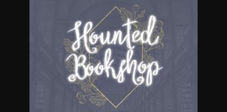 Hounted Bookshop Font Poster 1