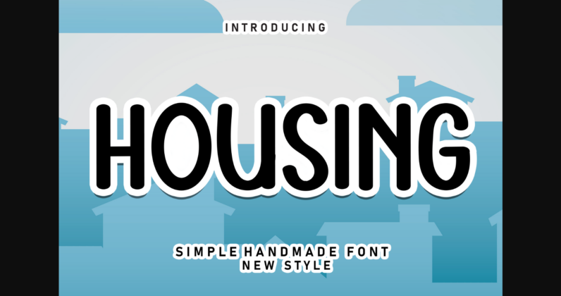 Housing Font Poster 3