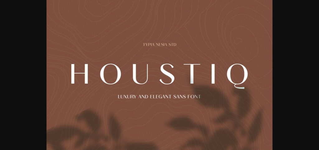 Houstiq Font Poster 3