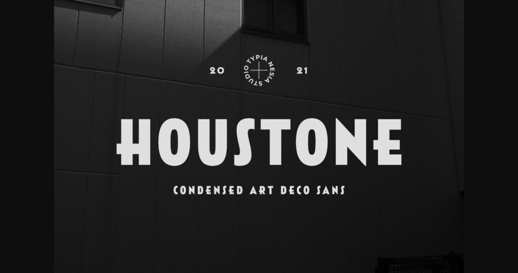 Houstone Font Poster 1