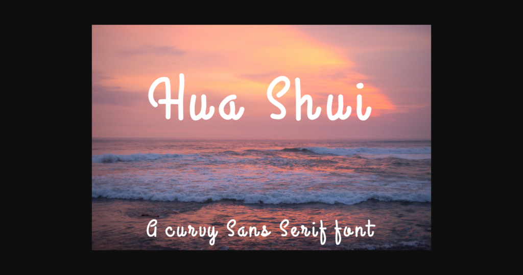 Hua Shui Font Poster 3