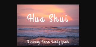 Hua Shui Font Poster 1