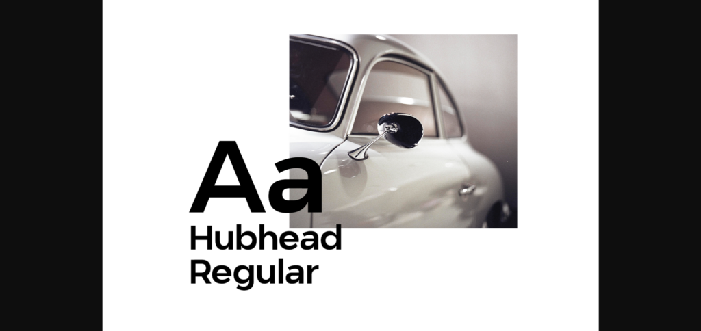 Hubhead Font Poster 4