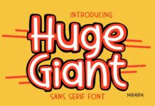 Huge Giant Font Poster 1