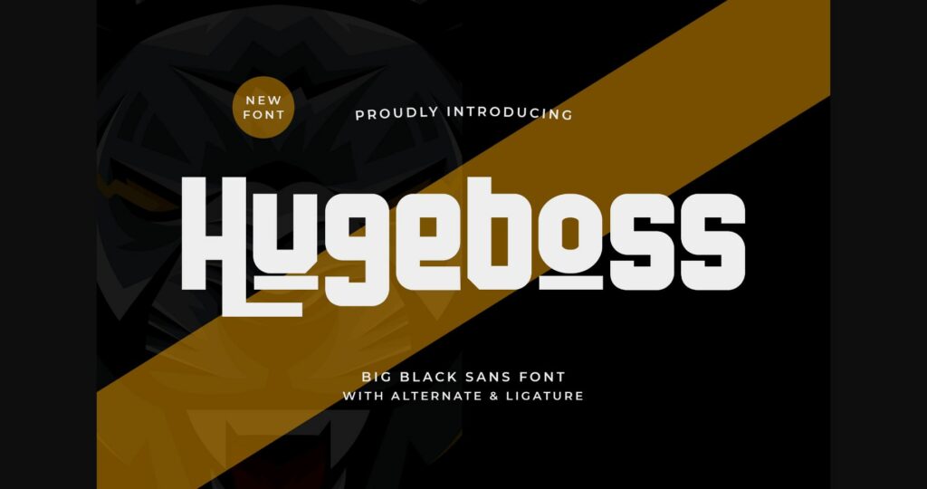 Hugeboss Font Poster 3