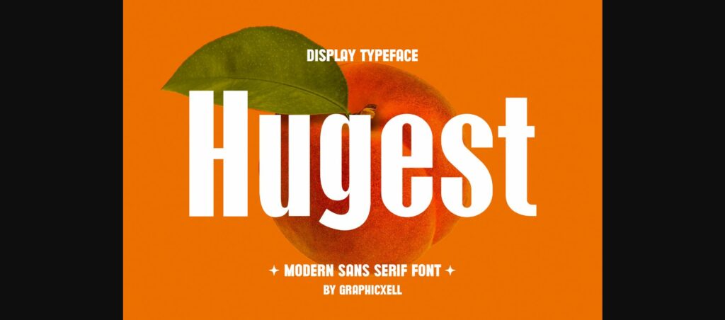 Hugest Font Poster 3