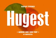 Hugest Font Poster 1