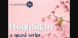 Hughligan Font Poster 1