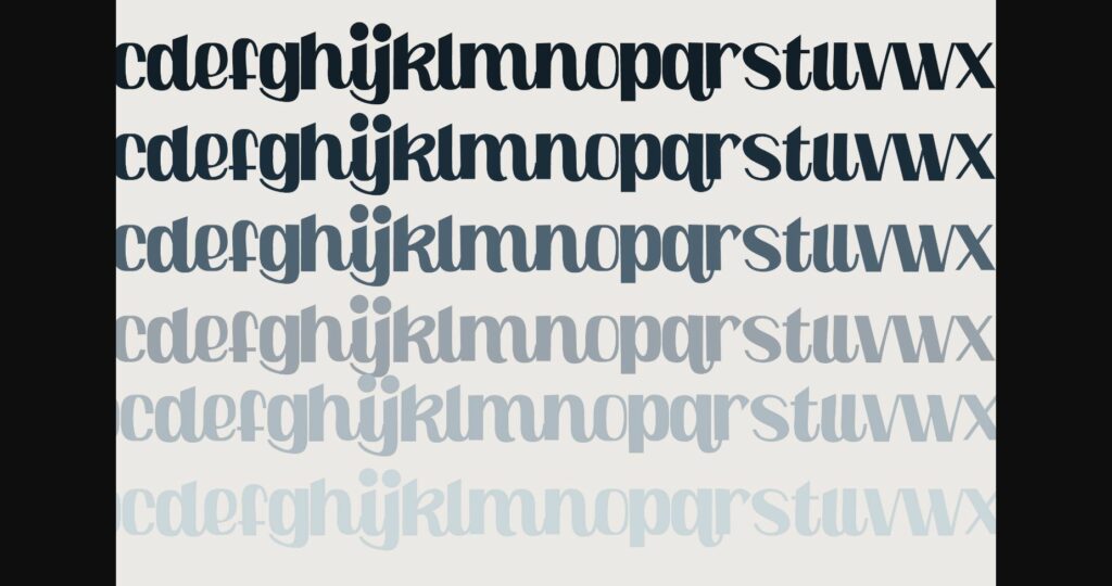 Hughligan Font Poster 7