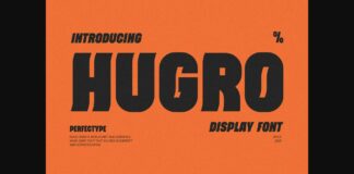 Hugro Font Poster 1