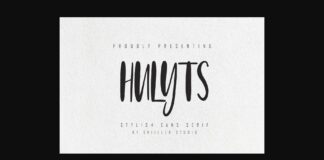 Hulyts Font Poster 1