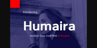 Humaira Font Poster 1