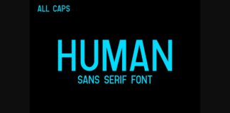 Human Font Poster 1