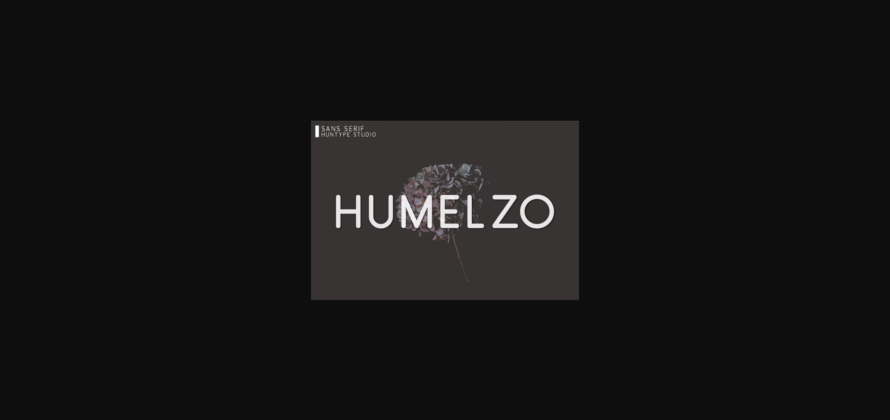 Humelzo Font Poster 3