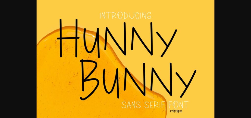 Hunny Bunny Font Poster 1