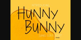 Hunny Bunny Font Poster 1