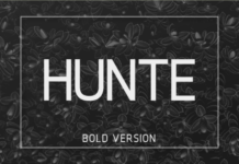 Hunte Bold Font