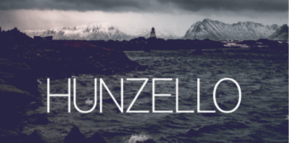 Hunzello Extra Light Font