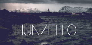 Hunzello Thin Font