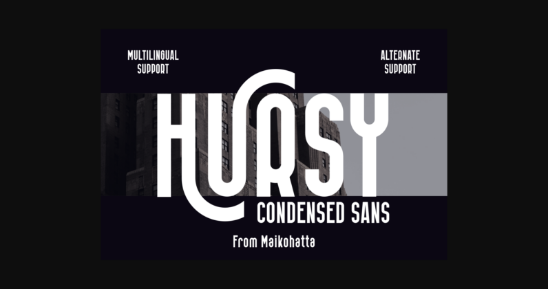 Hursy Font Poster 3