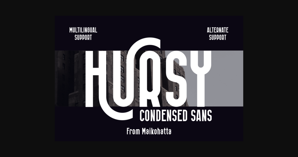 Hursy Font Poster 1