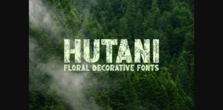 Hutani Font Poster 1